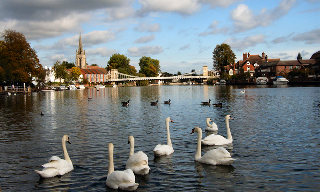 Bed and breakfast in Marlow town centre near the River Thames